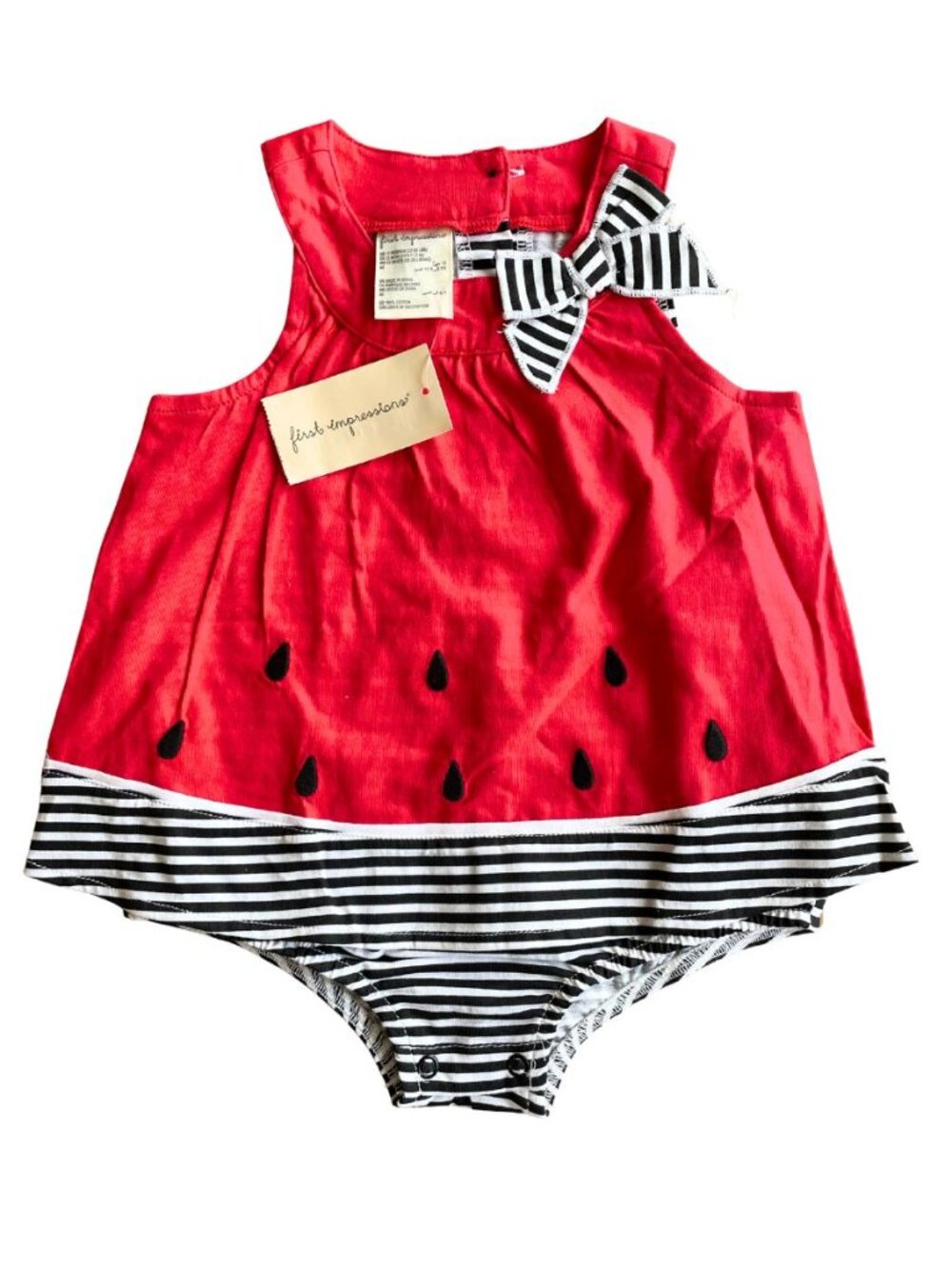Entire Closet $5! NEW First Impressions Watermelon Sunsuit Bubble Romper